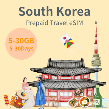 south korea travel, south korea prepaid travel eSIM, get connected, roaming, mobile internet