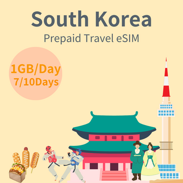 south korea travel, south korea prepaid travel eSIM, get connected, roaming, mobile internet