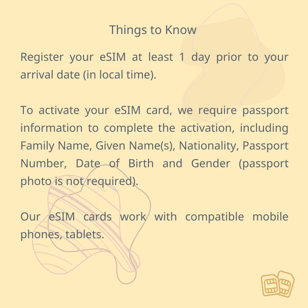 Japan Prepaid Travel eSIM Card 8- 30GB Docomo (Data Only) - Roaminguru